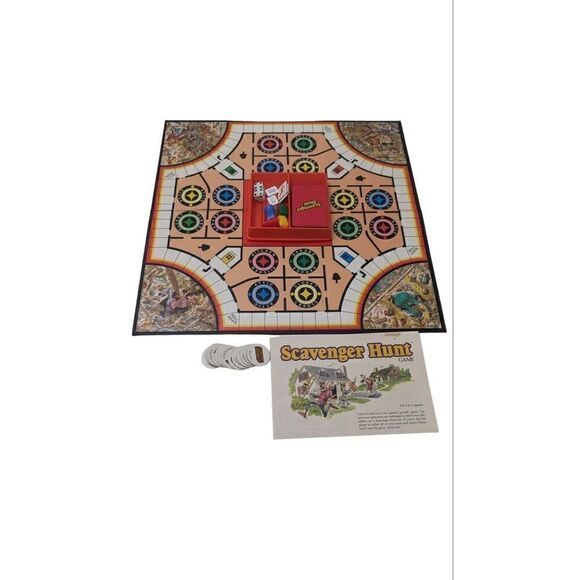 Scavenger Hunt 1983 Milton Bradley Board Game Vintage 80s - Picture 3 of 4